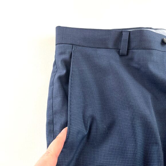 Jos. A. Bank 1905 Pants Men's 38R Blue Wool Blend Flat Front *Read - Picture 9 of 12